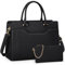 RAINSMORE Borsa Donna Grande Borsa Lavoro Donna Impermeabile Borsa Porta PC Donna 15.6 Pollici