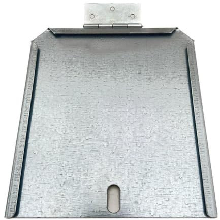 Portatarga con cerniera in acciaio ZINCATO 165x165 mm