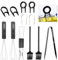Eiaigky 12 Piece Keycap Remover, Keycap Swapper Switch Puller, Keycap Puller Mechanical and Standard Keyboard Cleaning Set with Precision Tweezers and Brushes, Easy Removal and Keyboard Upkeep