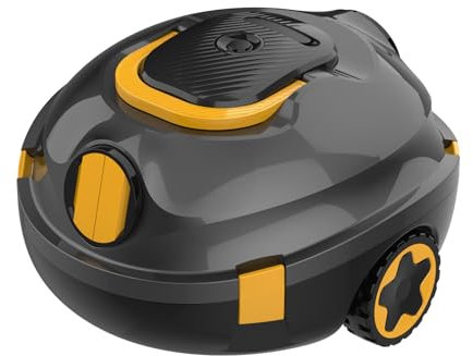 MEDOXA Robot Nettoyeur de Piscine sans Fil, aspirateur de Piscine Automatique, 90 Minutes d'autonomie, stationnement Automatique, léger, Puissant Robot pour Piscine Hors-Sol/enterrée jusqu'à 110 ㎡