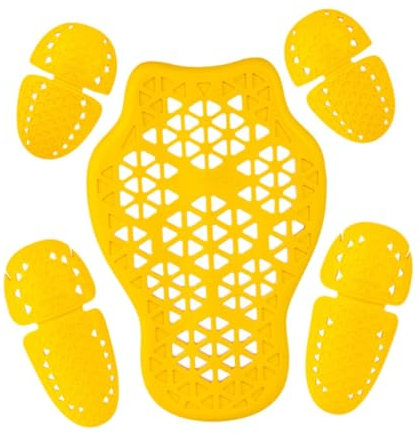 F Fityle 5x Insertos de de la chaqueta de motocicleta Nivel 2 Protector del cuerpo extraíble almohadillas de protección universal de ajuste para la