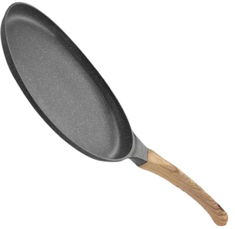 Cabilock Pfanne Pfanne Pfanne Nicht -STiCK Induktionsbraten Tortillapfanne gebratene Pfanne groß Nicht-Stick-Bratpfanne Pfannkuchenpfanne zum Frühstück Aluminiumlegierung