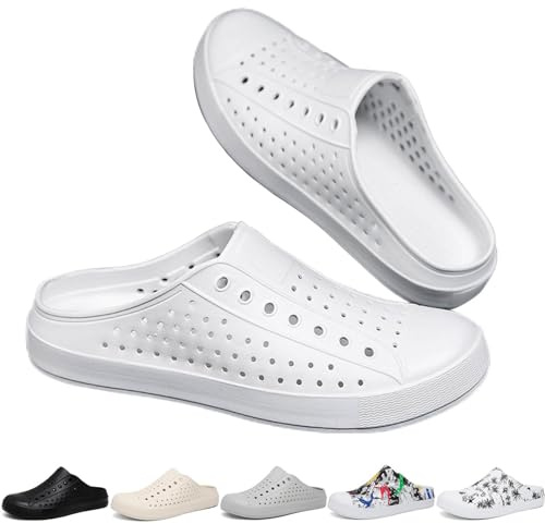 Sabot de Jardin Femme Antidérapant Respirant Sabot Femme Ete Confortable Léger et Antichoc Chaussures de Bain Plastique Sandales Clogs Classic Sandales de Plage Sport Piscine D'Été