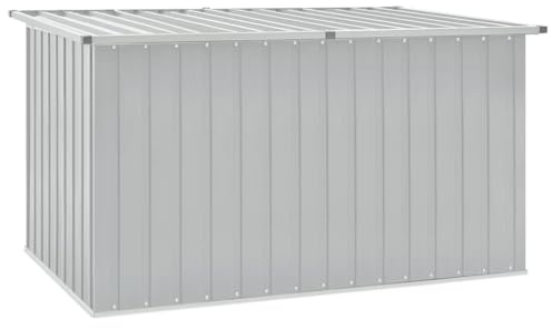ACAGALA Gartenbox 171 x 99 x 93 cm - Kissenbox Outdoor Wasserdicht, Stauraum für Kissen, Aufbewahrungsbox Garten für Balkon und Kleine Flächen, Grau
