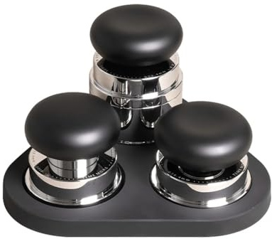 TIMEMORE Espresso Tamper-set 58,4 mm med WDT-verktyg, självnivellerande tamper och gravity-distributör för professionell kaffeberedning – metallutförande