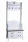 Garderobe Shabby Chic Standgarderobe Garderobenständer196x85x40 cm Diele Schuhschrank Weiss hmb165 Palazzo Exklusiv