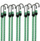 Deuba® 10x Spanngummi Set Metallhaken 61cm Expander Gepäckspanner Universal Gepäckgummi Spannseil