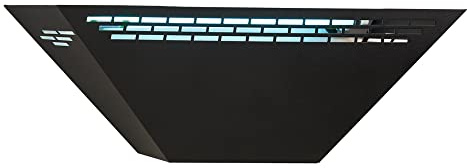 Gardner WS-85 Wall Sconce Fly Light Trap - Hides Captured Flies, Mosquitoes, Other Insects – Shatterproof UV Lamp –Homes, Kitchens, Restaurants, and Other Work Spaces - Black