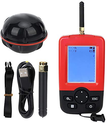 Wireless Fish Finder Transducer Sonar Sensor Wassertiefenmesser Farbdisplay Echolot Fishfinder