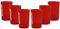 Mixcompany.de Bar & Glas Jägermeister Gläser Set Rote Farbe - 6 Shotgläser 2cl geeicht