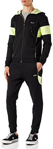 BOSS Träningsoverall för män set träningsdräkt, Black4, XXL