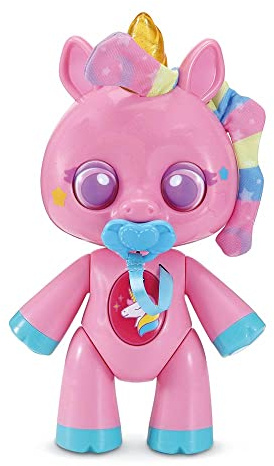 VTech - Lovelies - Emmy, Ma Poupée Licorne Magique - Jouet Licorne Rose avec Son Sac - 3/8 Ans - Version FR 518155 Multicolore