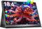 EVICIV Monitor Portatile 4K 18,4 Pollici Grande Mobile Display con VESA & Custodia Protettiva, UHD 3840 * 2160 100% sRGB 10Bits Schermo da Gioco con Mini HDMI USB C per PC Laptop Telefon