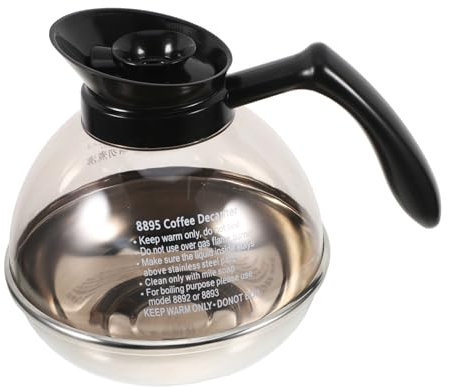 Gadpiparty Kaffeekanne Für Herd Edelstahlkessel Kochfeldgeeignet Thermoskanne Für Zuhause Für Induktionsherd Fassungsvermögen Für Mehrere Tassen Vielseitige Kanne Für Küche