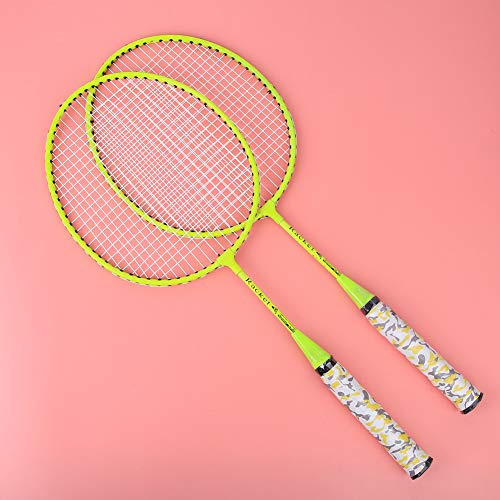 Vistreck Badmintonracket för Barn med 2 Bollar - Roligt Utomhussportspel för Pojkar och Flickor