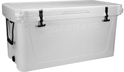 Coastland Delta Series Rotomolded Coolers, Premium Everyday Use Insulated Cooler, Ideal Portable Ice Chest Available in Multiple Capacities & Colors