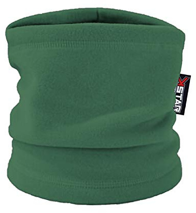 K Star Polar Fleece Thermal Cycling Winter Snood Scarf Neck Tube Warmers Sports (Green)
