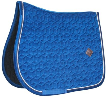 Tapis de selle FULL - Navy - Velours - Saut d'obstacles