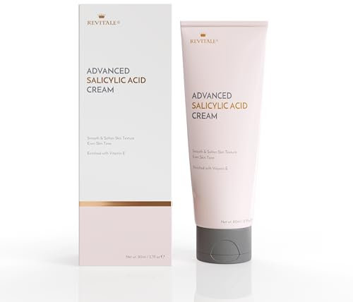 Revitale Crema avanzata all'acido salicilico per viso e corpo, 80 g, aiuta a levigare e ammorbidire la consistenza della pelle. Per pelli ruvide, irregolari e soggette a imperfezioni