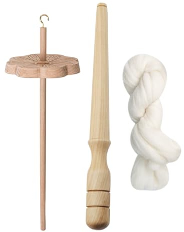 Drop Spindlar För Ull, Spinntillbehör För Garnspinning Från Roving, Trä Sömnadsmaterial Hobbyverktyg För Vävning Stickning Virkning