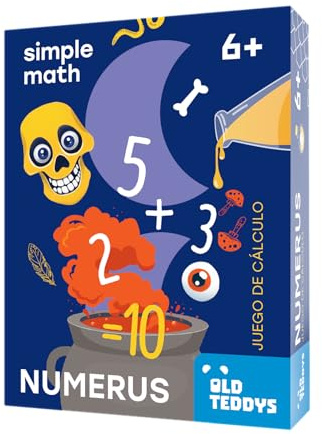 Old Teddys SR49642 - Numerus, Juego de Cartas de cálculo y Memoria con Reglas Simples. Más 6 años