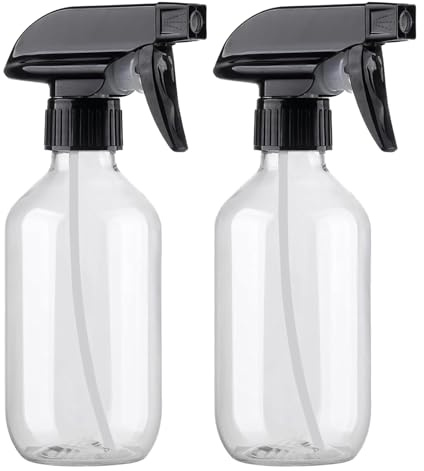 Vmiorzq 2 Pièces Flacons Pulvérisateurs, 300ml Vaporisateur Vide Rechargeable, Bouteilles Vaporisateurs Brume Fine, Vaporisateurs Ménager D'Eau Pour Intérieur