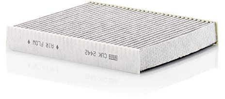 MANN-FILTER CUK 2442 Innenraumfilter/Kabinenluftfilter - Pollenfilter mit Aktivkohle - für Pkw + Transporter