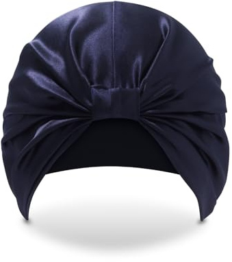 SILKE Hair Wrap - The Kate | 100% Luxurious Silk Hair Wrap | The Silk Bonnet Hair Turban that Protects & Repairs Damaged Hair | Sleep Cap Suitable for Frizzy, Curly, & Straight Hair Types