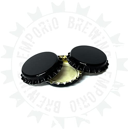 Tappo Corona Tappi Corona 200 Pezzi Nero Diametro 26mm - MADE IN ITALY