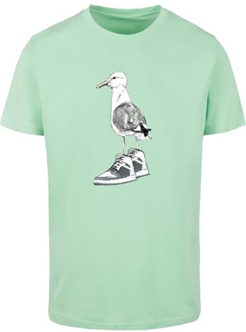 Mister Tee Herren Seagull Sneakers Tee neo Mint, L