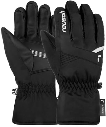 Reusch Bennet R-TEX® XT Junior varm, vattentät, vindtät och ventilerande vinterhandskar fingerhandskar skidhandskar snöhandskar för barn ungdomar flickor och pojkar