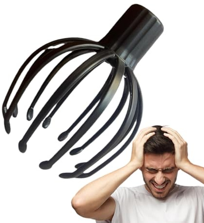 Masseur de tête de poulpe, masseur électrique de cuir chevelu de poulpe | Griffe de poulpe électrique pour une relaxation profonde et une réduction du stress,Griffes de massage Masseur portatif de gra