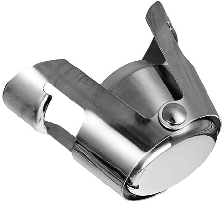 Alipis Edelstahl Champagnerflaschenverschluss Luftdichter Weinverschluss Für Sekt Und Weinflaschen Tragbarer Vakuumstopfen Für Optimale Frische Und Geschmacksschutz