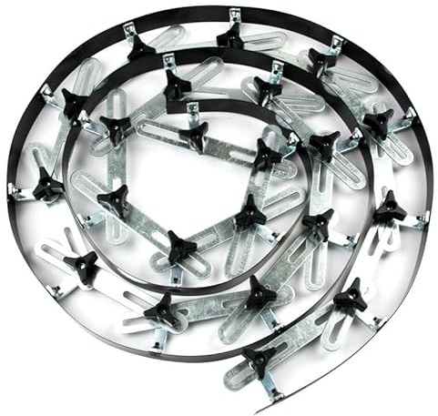 67 inch Flexible Curve Template Durable Steel Construction Ensures Maximum Durability Ideal for use with Tile, Ceramic,Metal, Wood, Plastic, Leather and Fabric, etc.