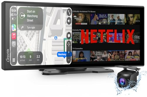 Carpuride W125P CarPlay Pantalla con Net-Flix Youtube App para Coche-11,26