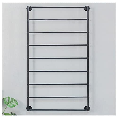 9 nivåer metallbandhållare rack halsduk och slips visningsstativ spole förvaring för hantverk rum blommor och kakbutiker vit (90 x 120 cm)