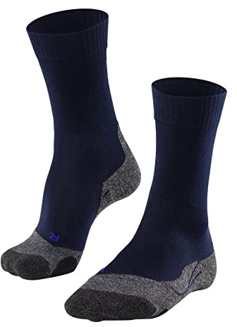 Falke Tk2 Explore Cool M So lyocell filo funzionale spessi antivesciche 1 paio, Calzini da escursionismo Uomo, Blu Marine 6120, 42-43