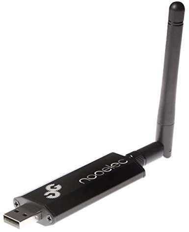 NooElec Aluminiumhölje & EMI-sköld, svart, för Great Scott Gadgets Ubertooth One & YARD Stick One