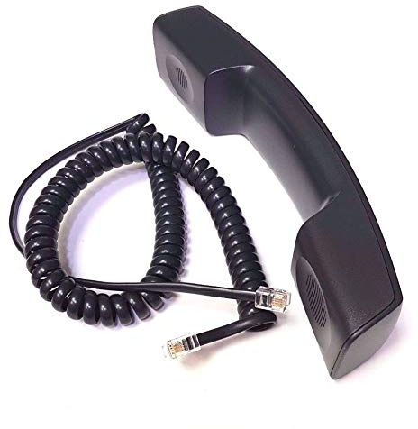 Gigaset DX800A DX600A DL500A DE900IP DE410 DE700IP Original Handapparat Hörer mit Hörerkabel schwarz