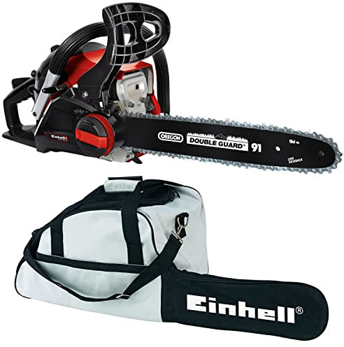 Einhell Motosierra a gasolina - GC-PC 1435 I TC Set (Motor de 2 tiempos, refrigerado por aire, potencia 1.4 kW, gasolina 260 L, aceite 210 ml, espada 350 mm, 11000 RPM)