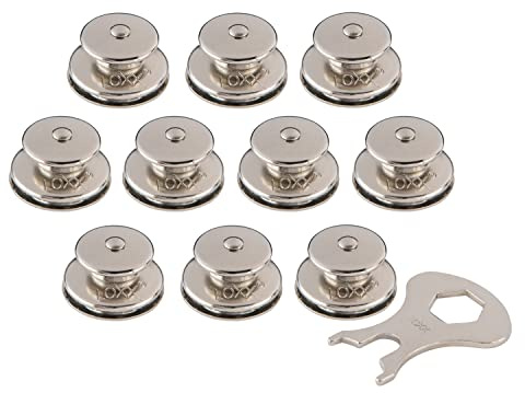 New Marine LOXX-set med 10 stycken övre delar + nyckel, Universell passform, vattentät, silver, stor, fordonsskyddsset, fordonsskydd