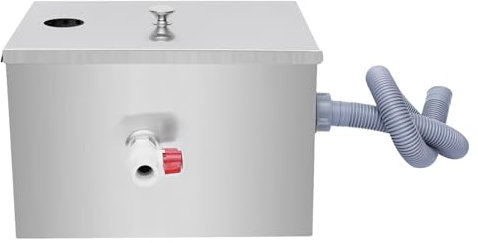Loobiiny SéParateur D'Huile d'eau éParateur De Graisse en Acier Inoxydable Filtration Haute Efficacité Traitement des Huiles MinéRales, des Huiles Animales