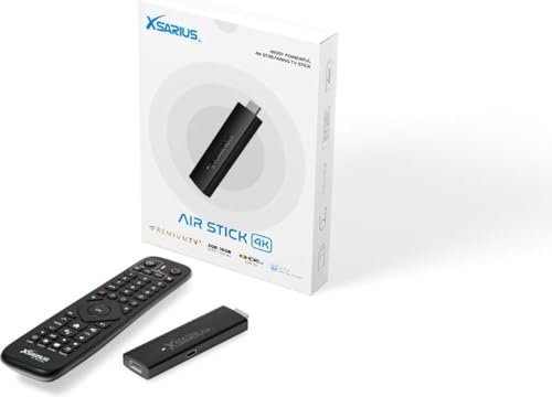 Xsarius AIR TV Stick 4K UHD - Google Assistant - Wifi 6 - Bluetooth 5.2 - 4K en 8K Streaming