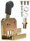 Pestillo de cerradura de puerta de tractor, cerradura de manija de puerta Cerraduras de puerta de cargador, manijas de puerta de seguridad Cerradura de puerta de tractor de metal, herrajes de puerta c