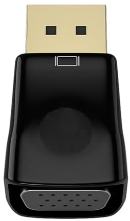 VGA-adapter - DP-signalomvandlare, högupplöst gränssnitt, pålitlig anslutning | Universell skärmkontakt för dator surfplatta TV projektorer elektroniska enheter utgång