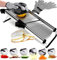 Mandoline Food Slicer - 6-Setting Adjustable Mandoline Slicer for Kitchen 16.5 x 5 in Platform Hand Guard Cut Resistant Gloves - Vegetable Chopper, Meat Slicer, Cheese Slicer by Medove
