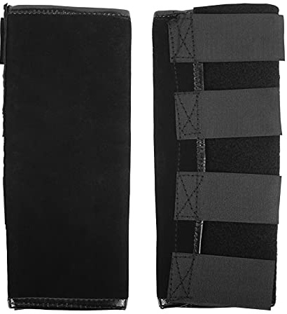 Luwint Cowhide Leather Kids Leg Gaiters, Adjustable Snake Bite Protection Calf Gaiters Lower Leg Boots Gaiter for Boys and Girls 6-10 Years Hiking, Hunting, Outdoors