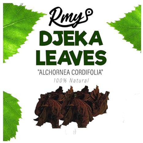 Feuilles de djeka, Feuilles 100% BIO, Plantes médicinales Tisane, 100% Naturelle-Feuilles de Djeka - 100% Naturelles et Sélectionnées avec Soin - Idéales pour Infusions