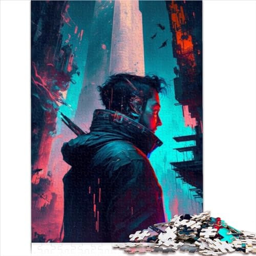 Puzzle für Erwachsene, 1000-teiliges Puzzle, Cyborg-Puzzle für Kinder, Holzpuzzle, tolle Geschenke für Weihnachten (Größe 75x50cm)