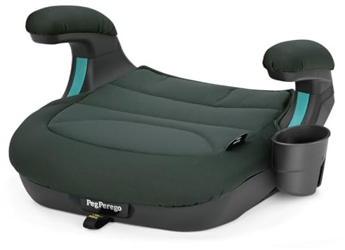 Peg Perego Viaggio Shuttle Autositz, Auto-Sitzerhöhung mit ISOFIX für Kinder von 125 bis 150 cm (6-12 Jahre), 22-36 kg, Metal